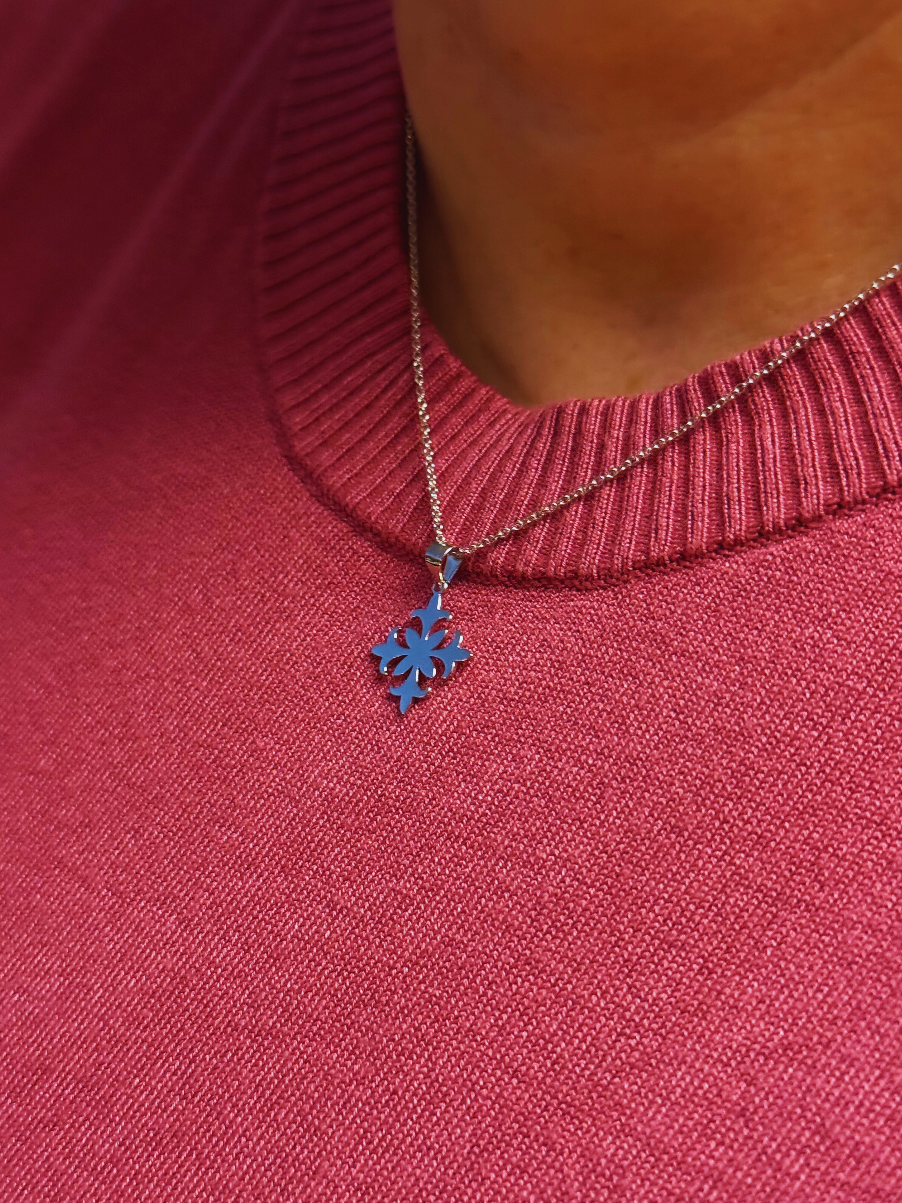 Fleur de Lis Kreuz | Silber 925