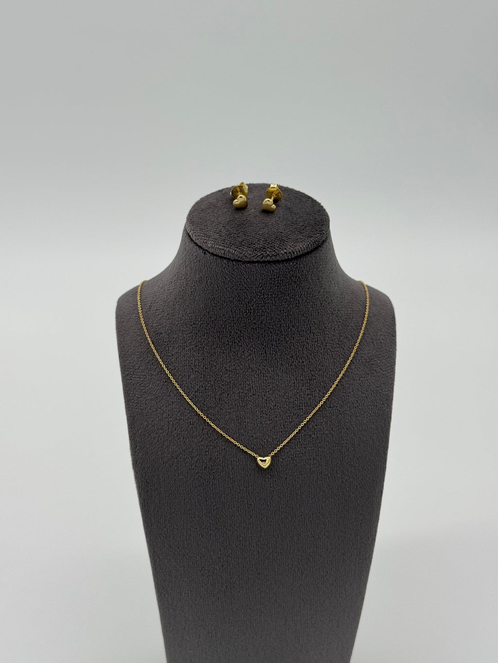 Runde Herzen | Collier und Ohrstecker