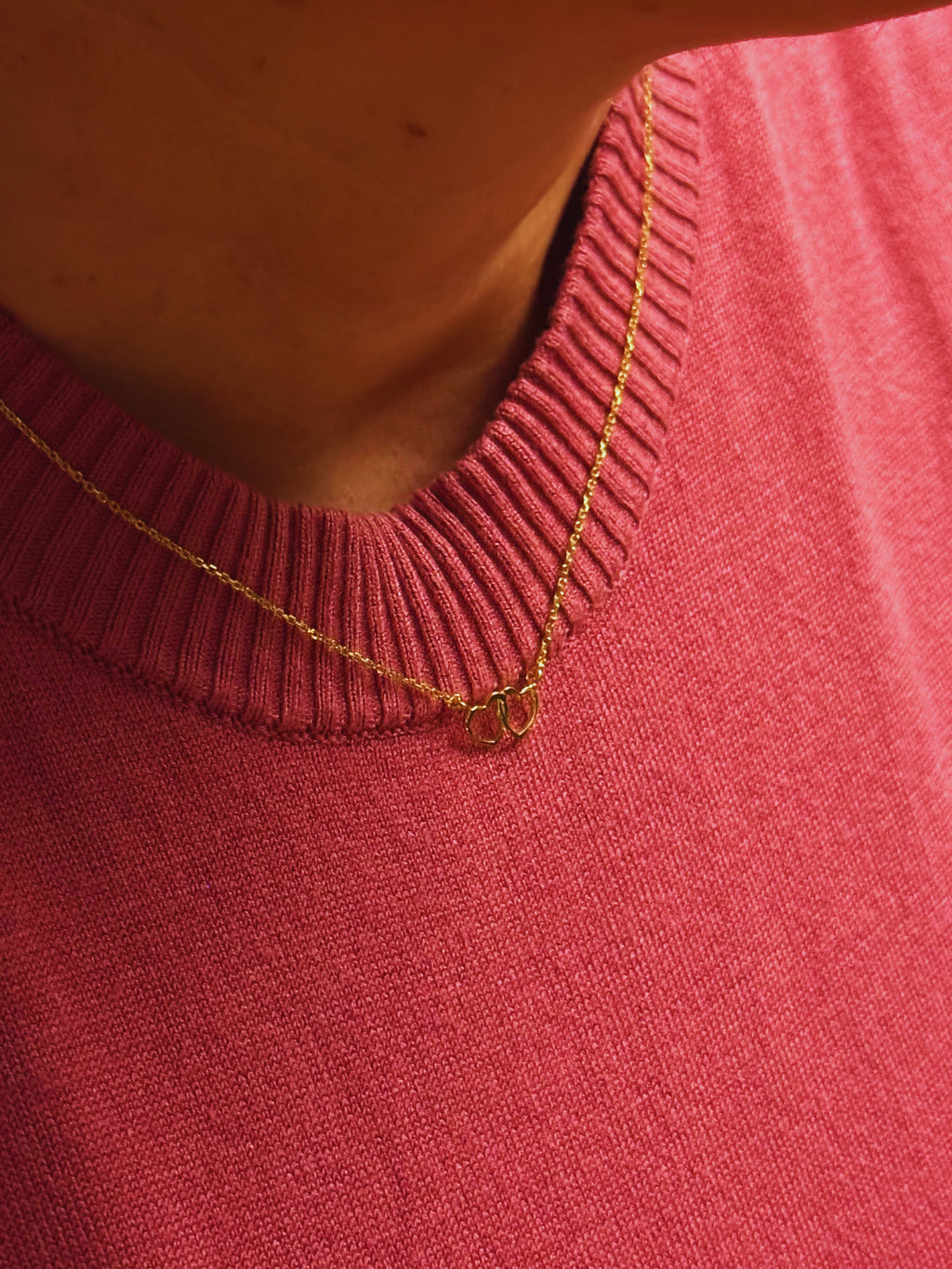 Set Collier und Ohrstecker | Herzen