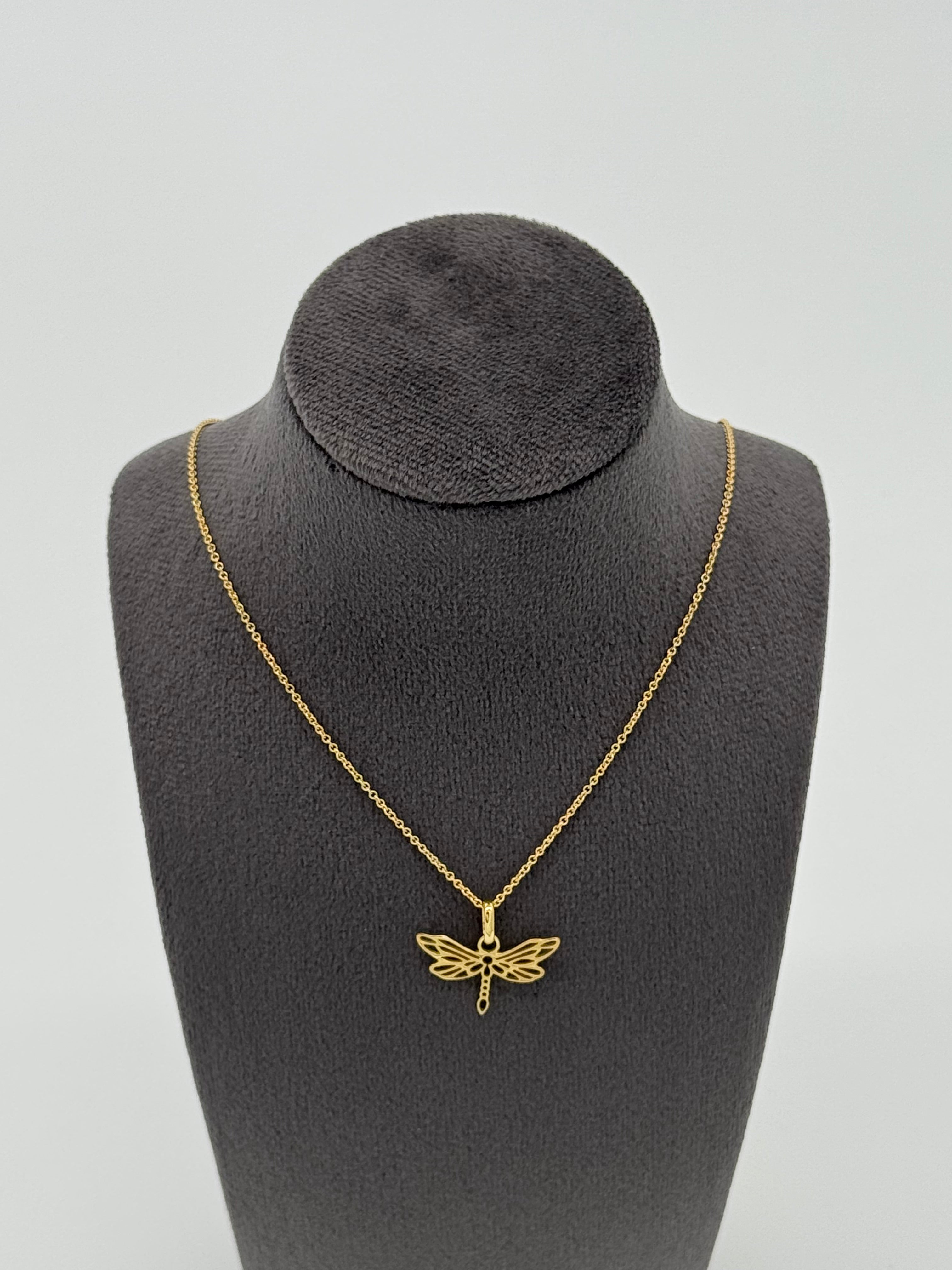 Goldene Libelle | Silber 925