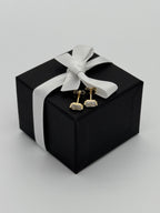 Ohrstecker Baguetteform | Silber vergoldet