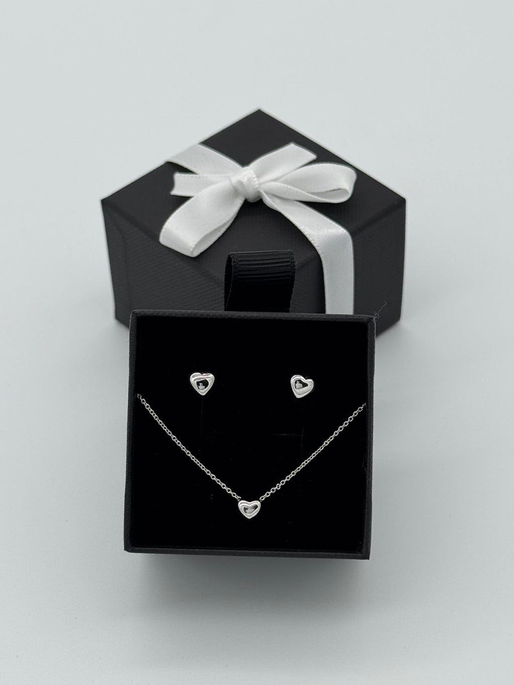 Silberne Herzen | Silber 925 Set