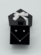 Silberne Herzen | Silber 925 Set