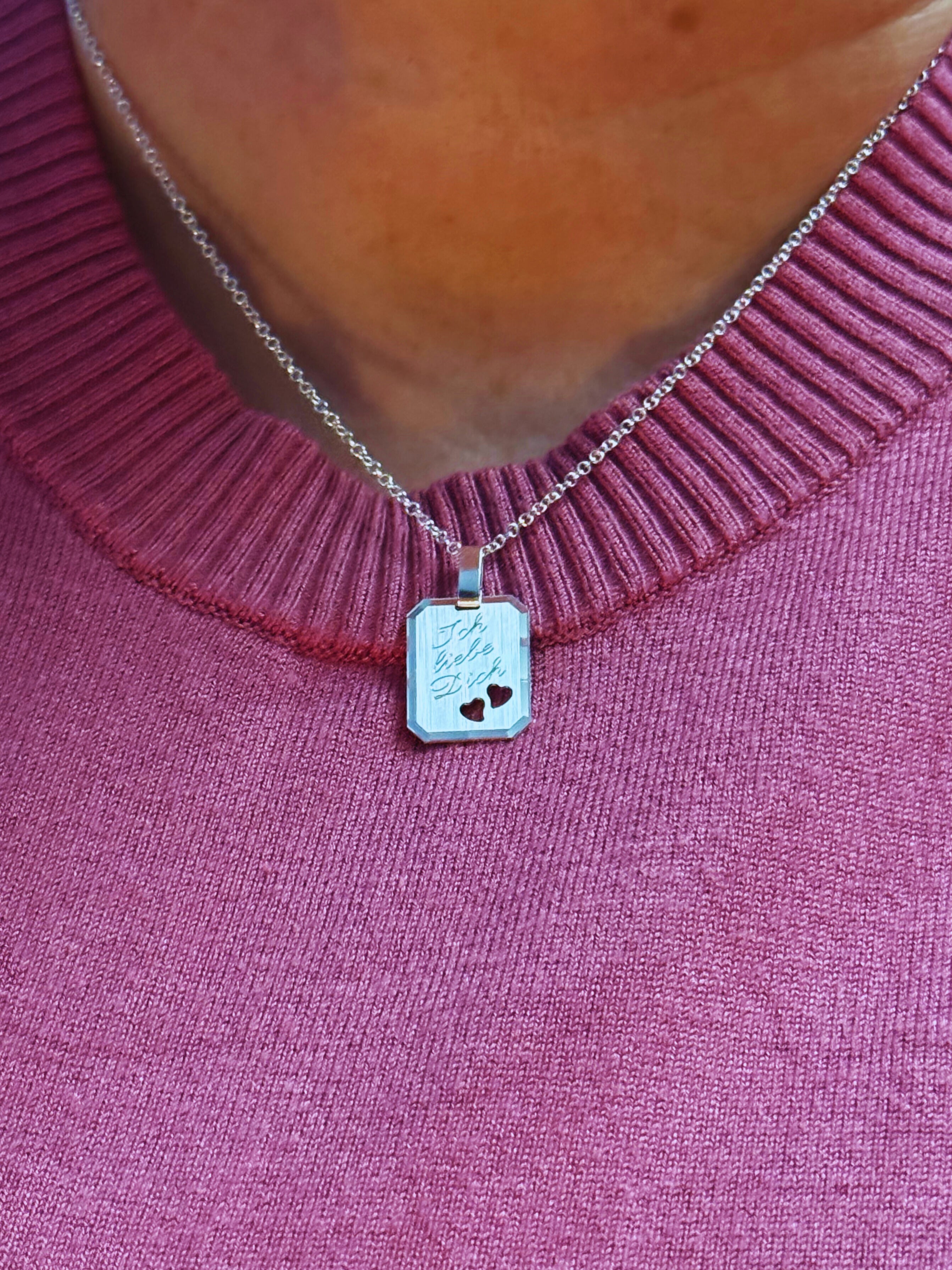 Ich Liebe Dich Kette | 925 Silber