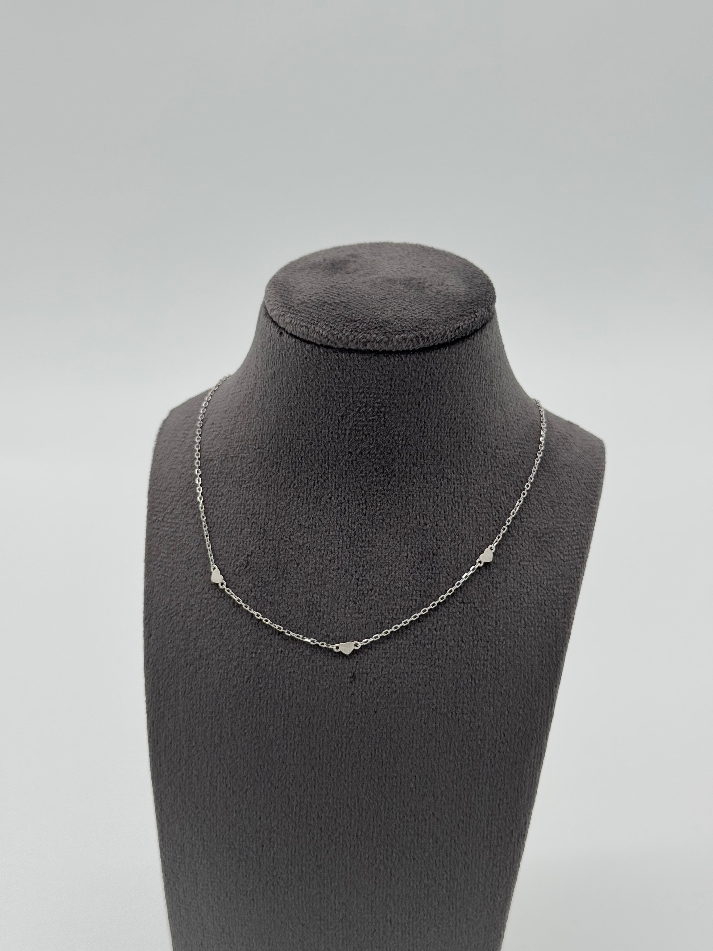 Collier mit 3 Herzen |Silber 925