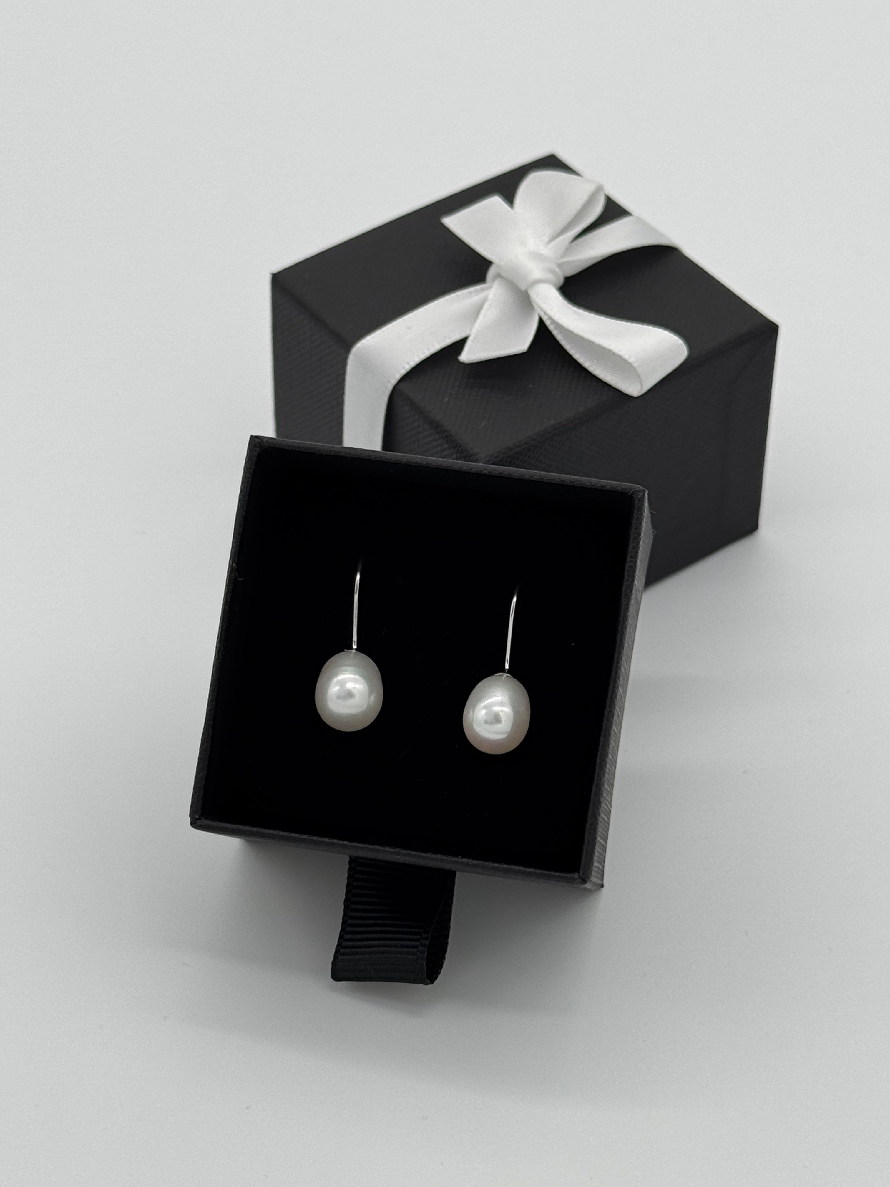 Ohrhänger mit Perle | Echt Silber