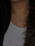 Collier Silber 925 - Eleganz 22 Steine