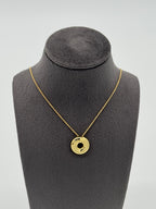 Goldener Donut | Silber 925