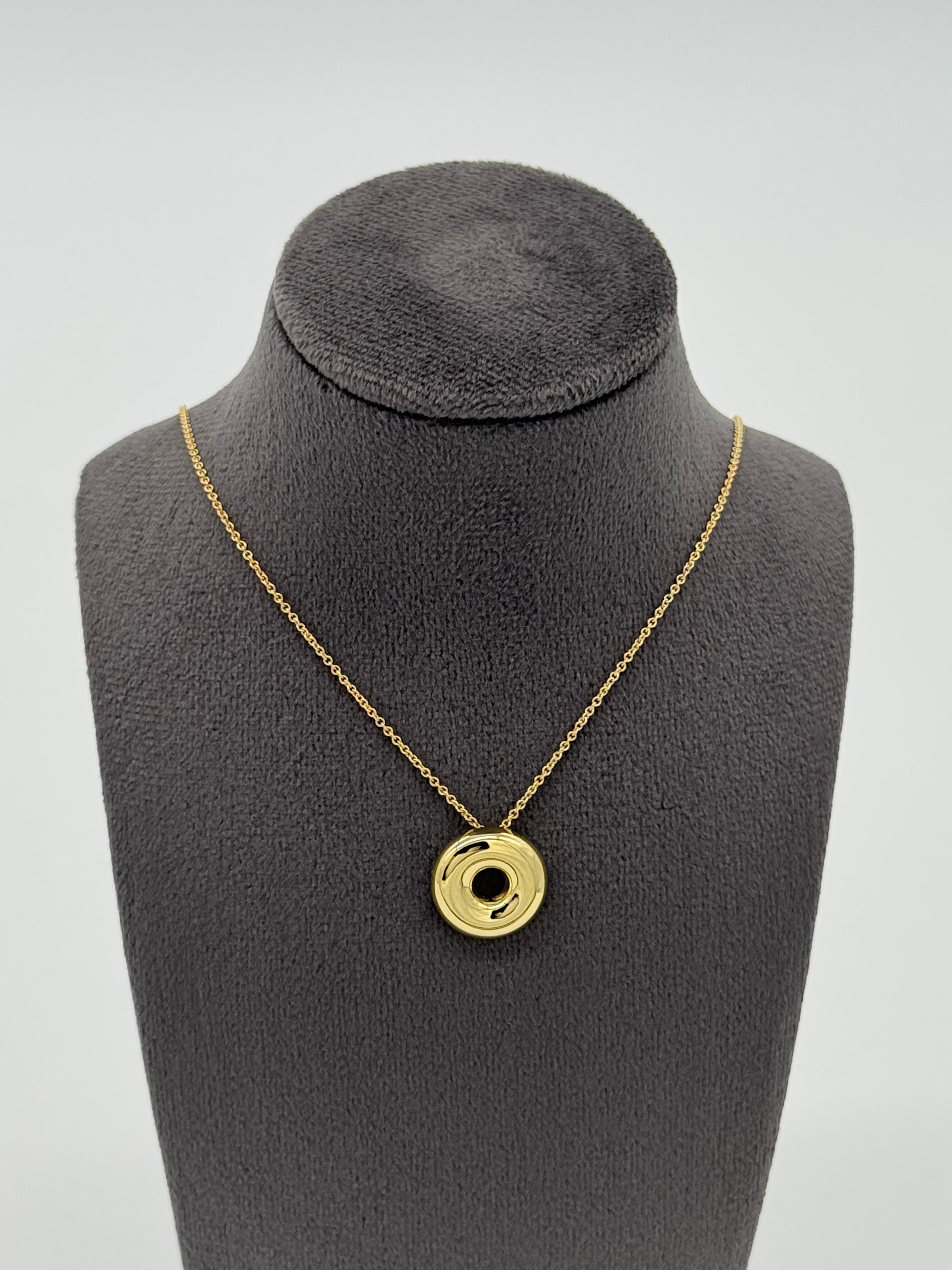 Goldener Donut | Silber 925