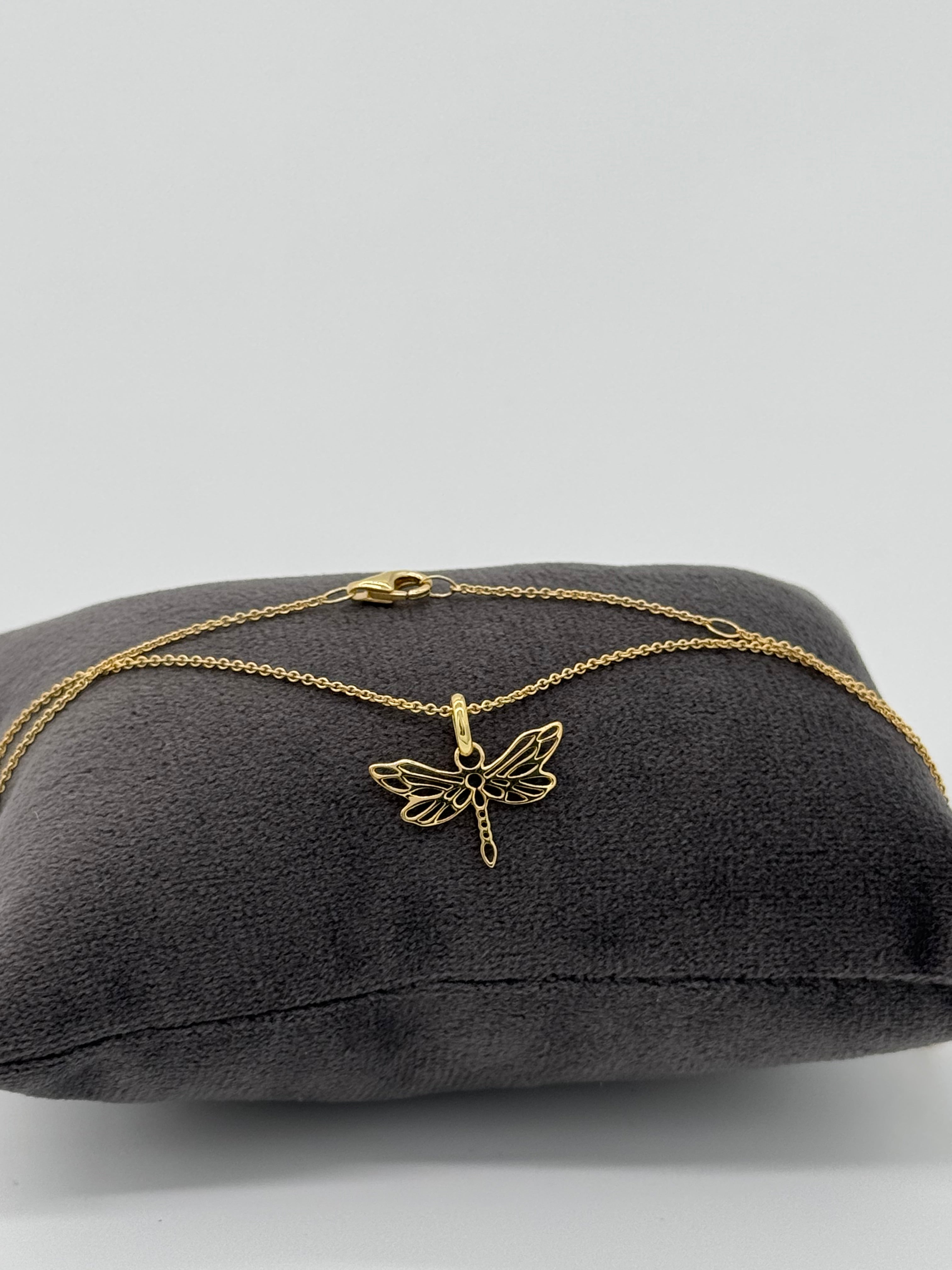 Goldene Libelle | Silber 925