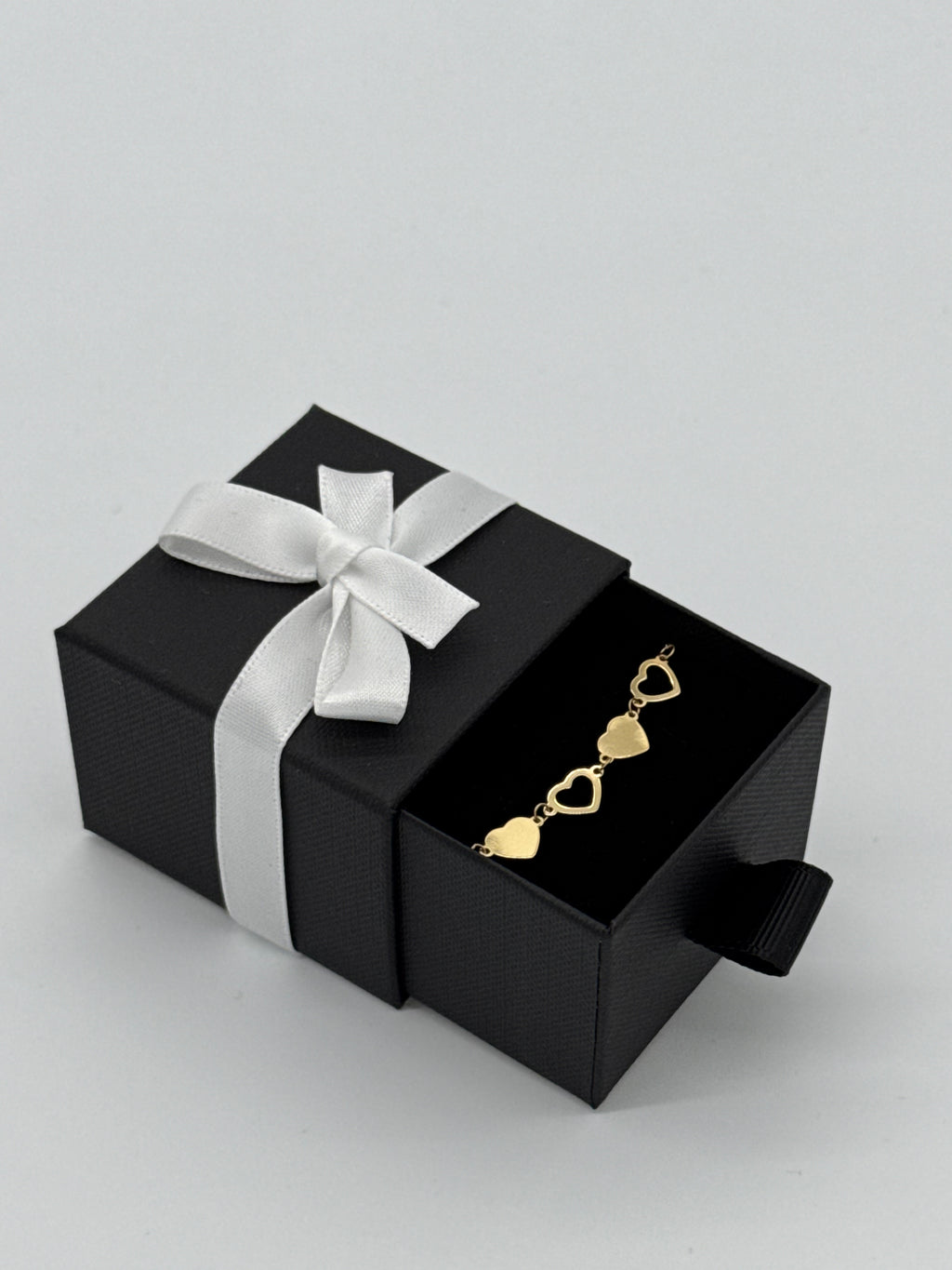 Armband goldene Herzen | Silber vergoldet