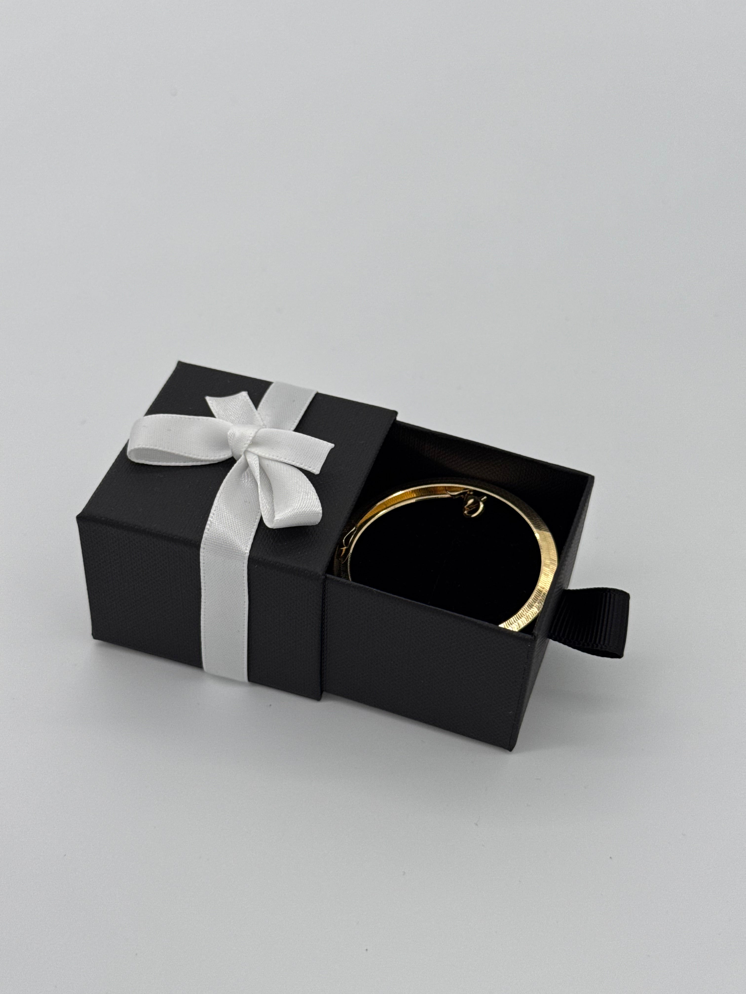 Goldenes Doppelpanzerarmband flach | Silber vergoldet