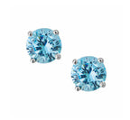 Ohrstecker 925 Silber - Aqua Mare