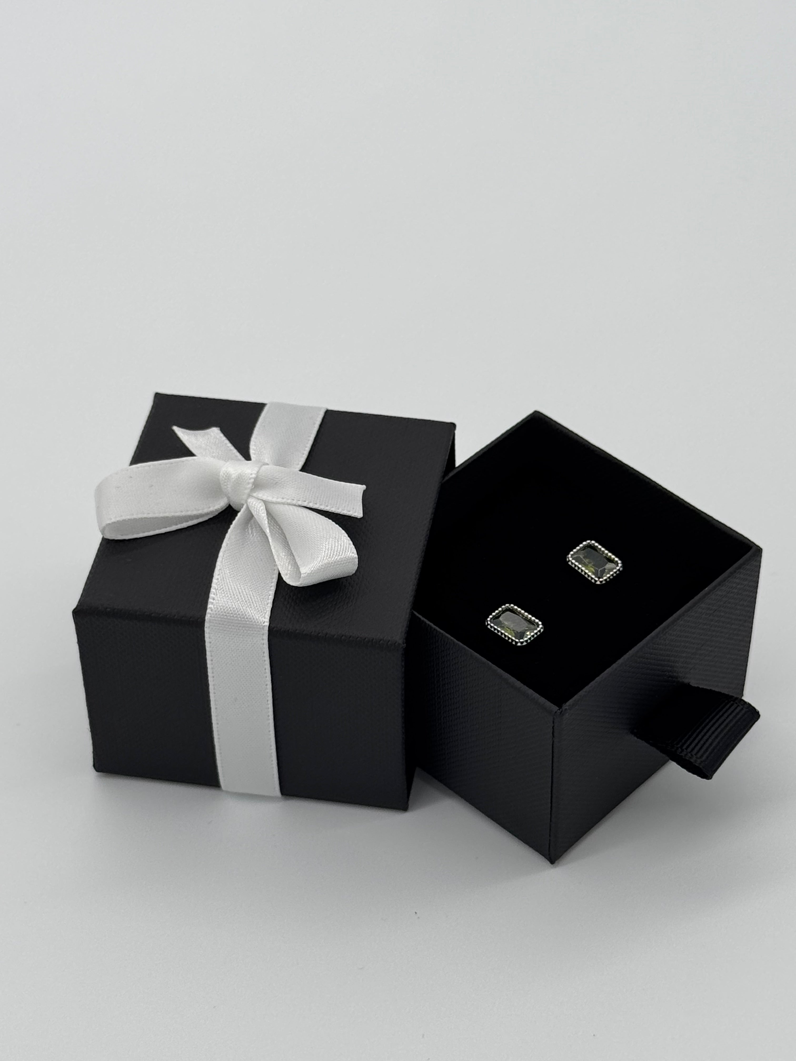 Ohrringe Silber 925 - Oliver Baguette Stein