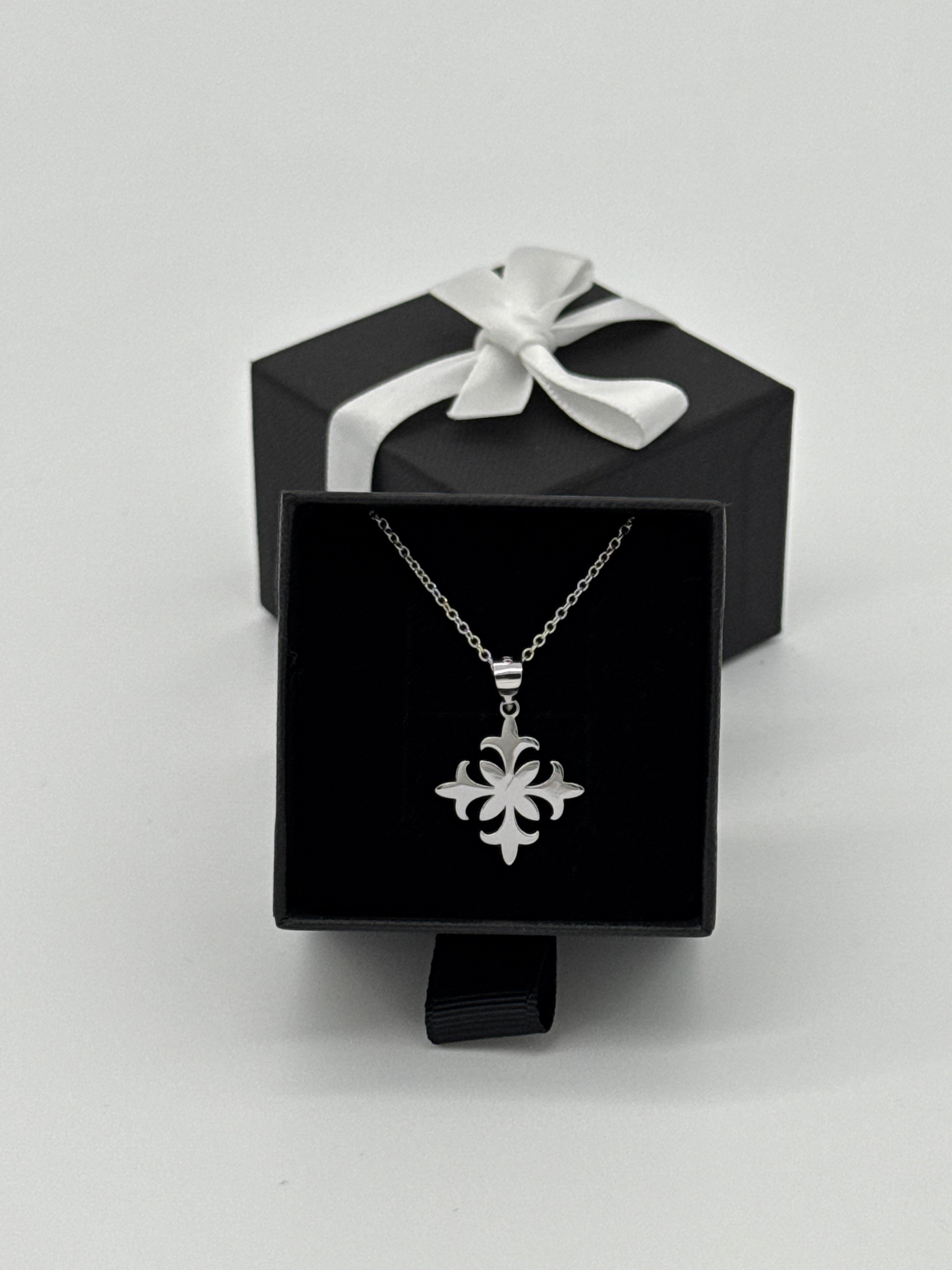 Fleur de Lis Kreuz | Silber 925