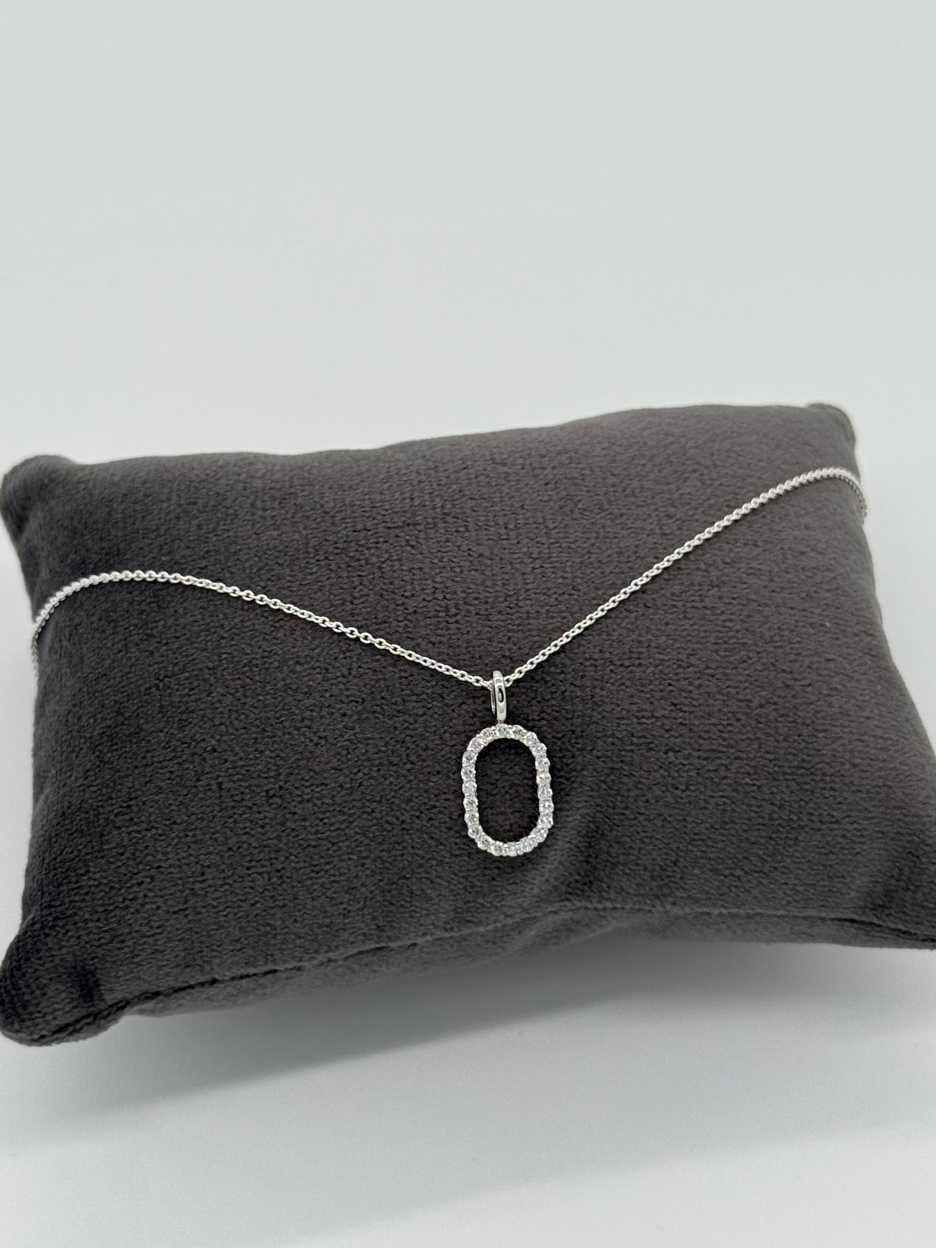 Collier Silber 925 - Eleganz 22 Steine