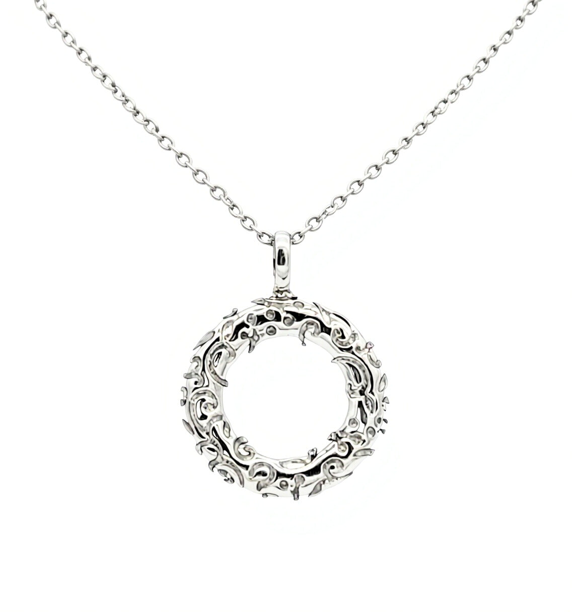 Circle Collier – Zeitlose Eleganz in Silber