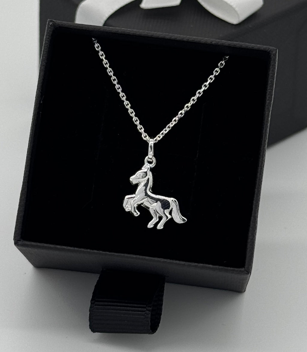 Pferd -> Silberkette | Silber 925