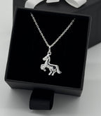 Pferd -> Silberkette | Silber 925