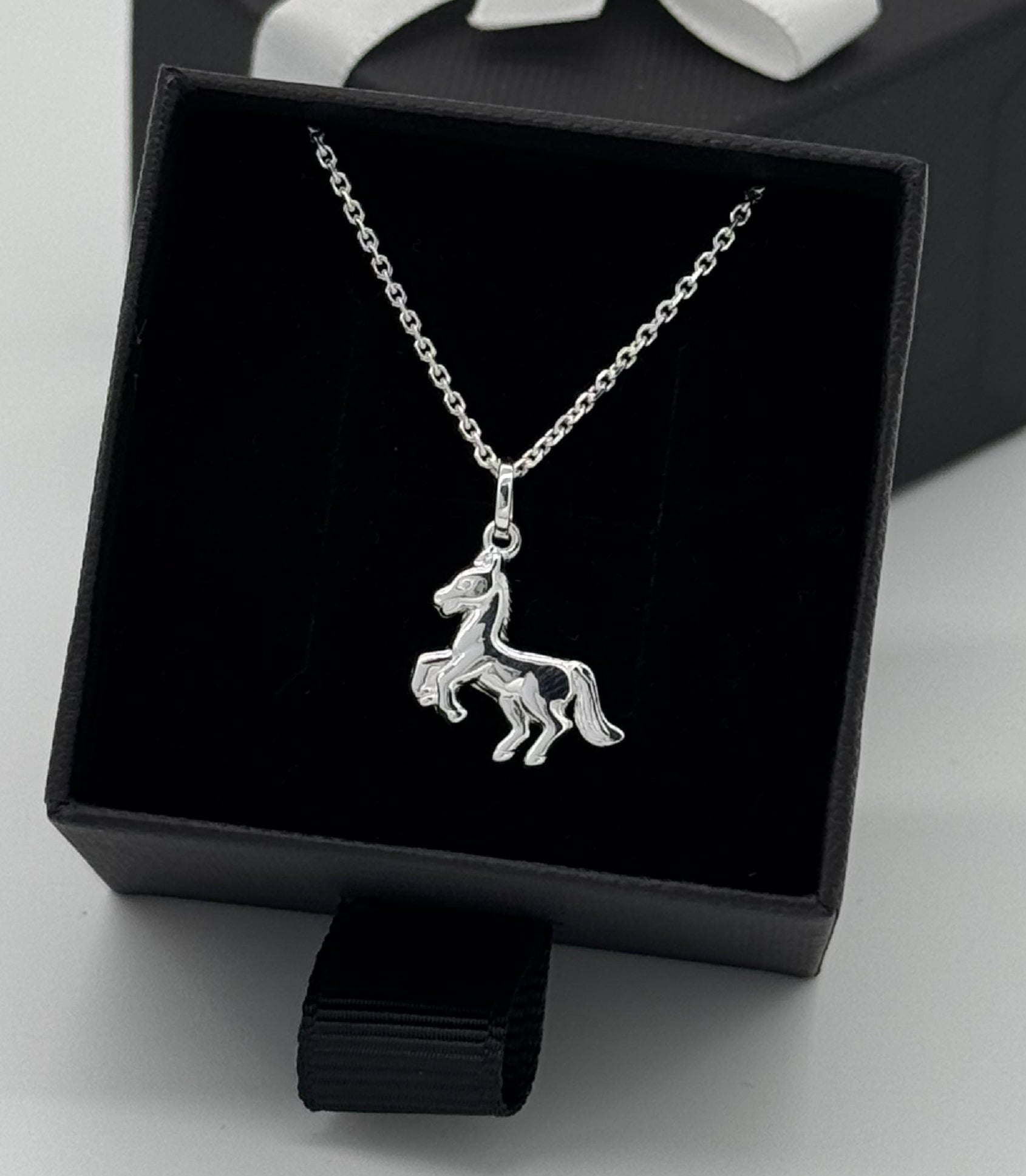 Pferd -> Silberkette | Silber 925