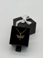 Goldene Libelle | Silber 925