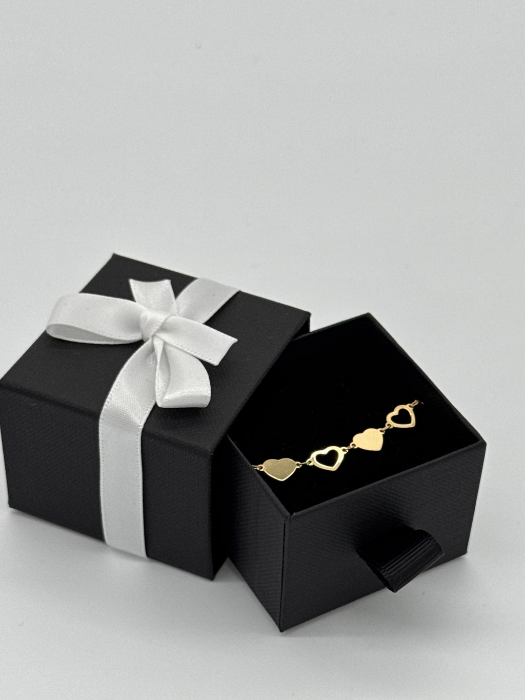 Armband goldene Herzen | Silber vergoldet