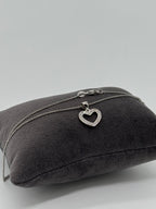 Collier Herz mit 20 Zirkonia | Echt Silber