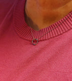 Collier 26 bunte Steine | Echt Silber 925