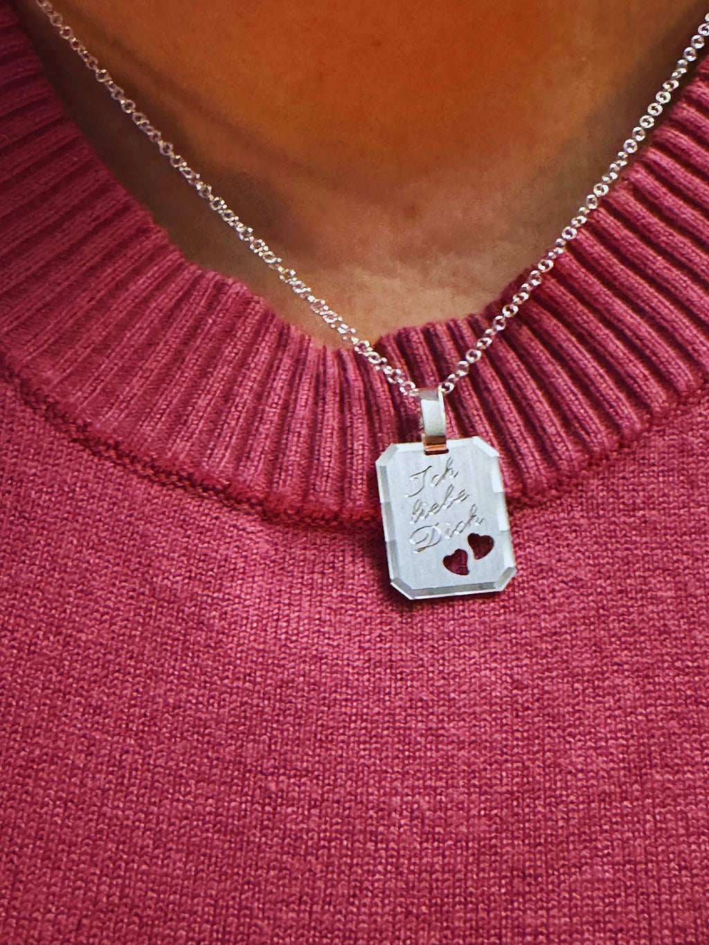 Ich Liebe Dich Kette | 925 Silber