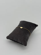 Goldenes Armband Herz | Silber vergoldet
