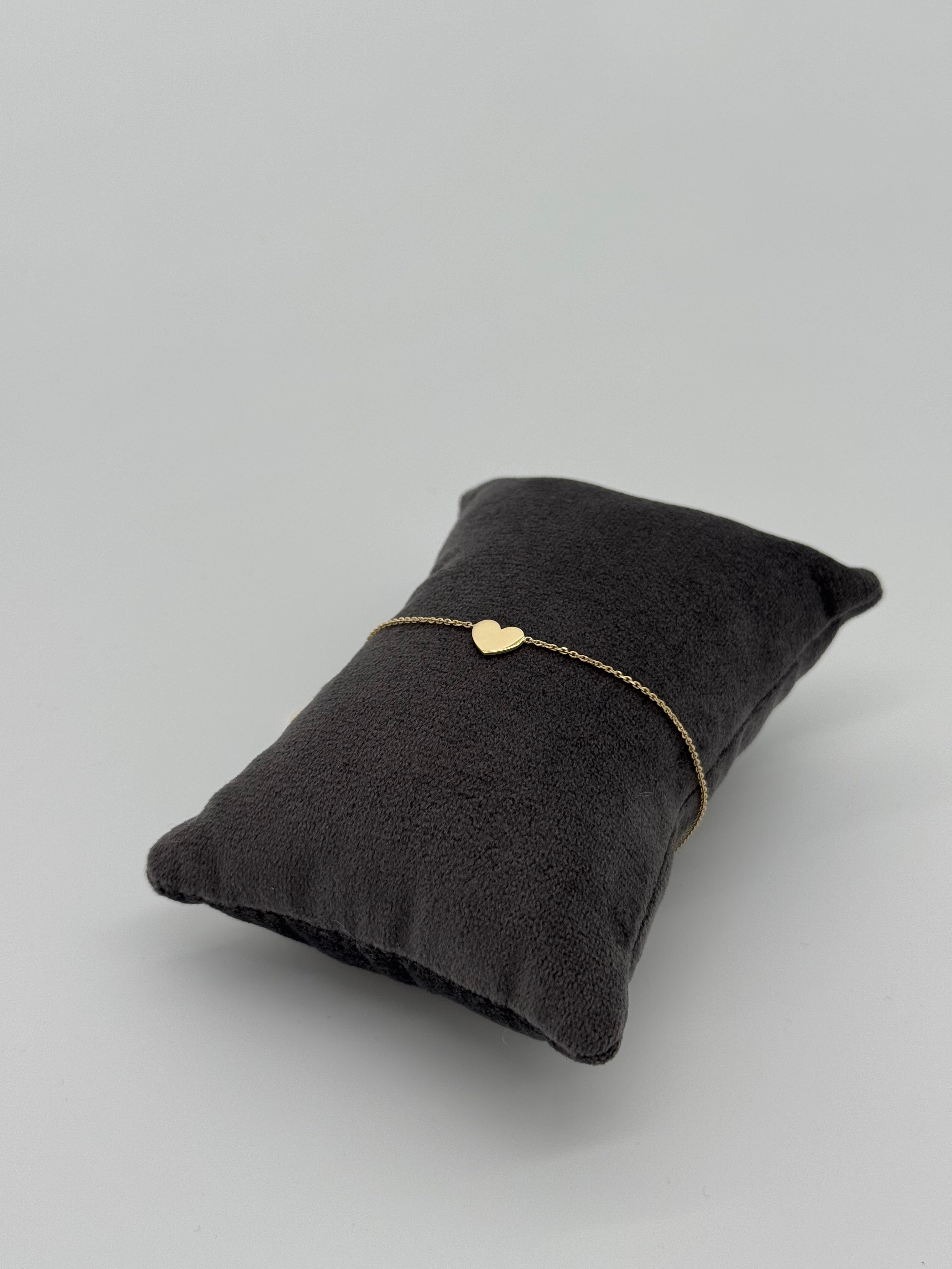 Goldenes Armband Herz | Silber vergoldet