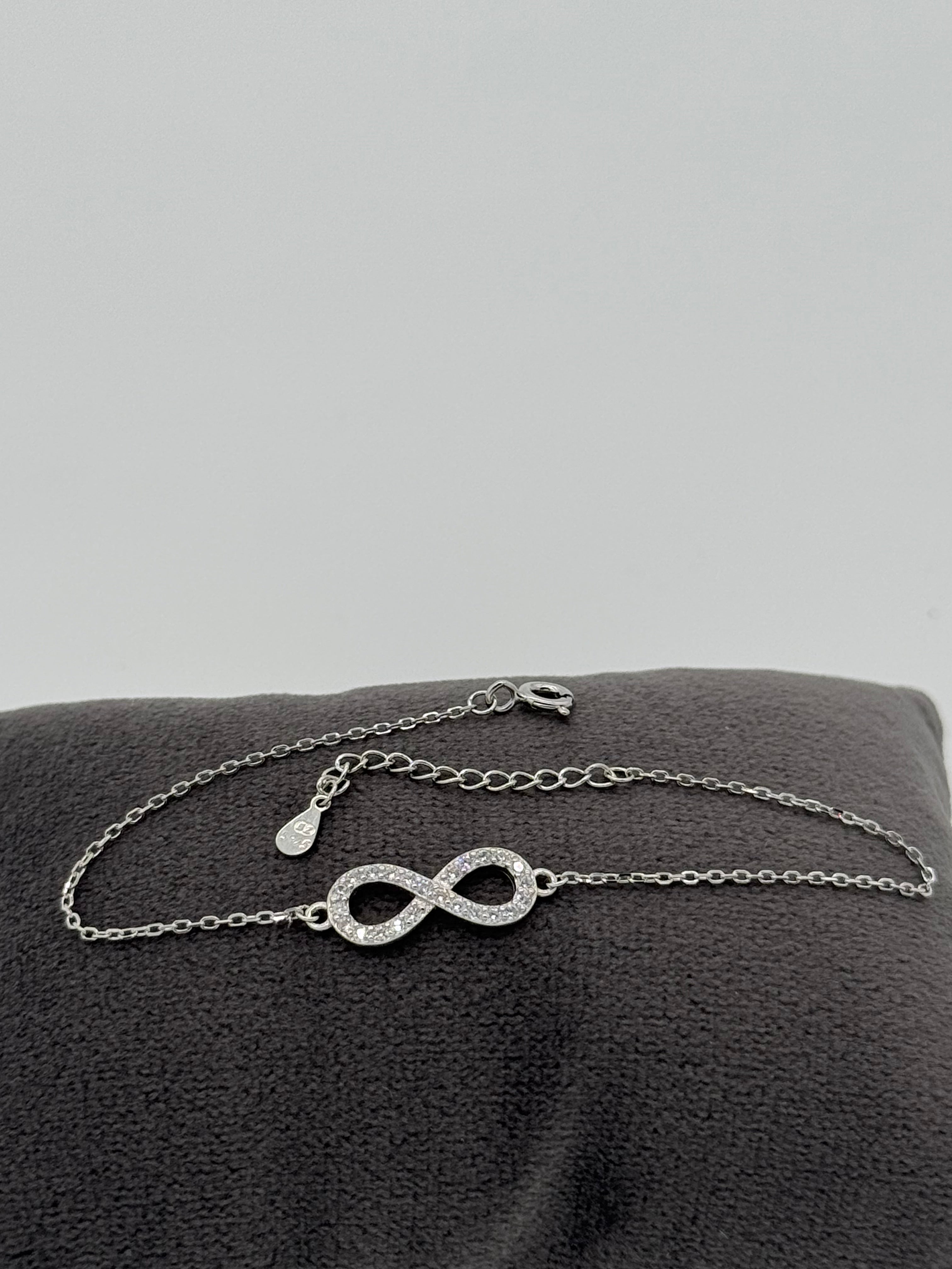 Armband 925 Silber - Unendlichkeit