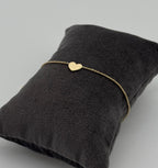 Goldenes Armband Herz | Silber vergoldet