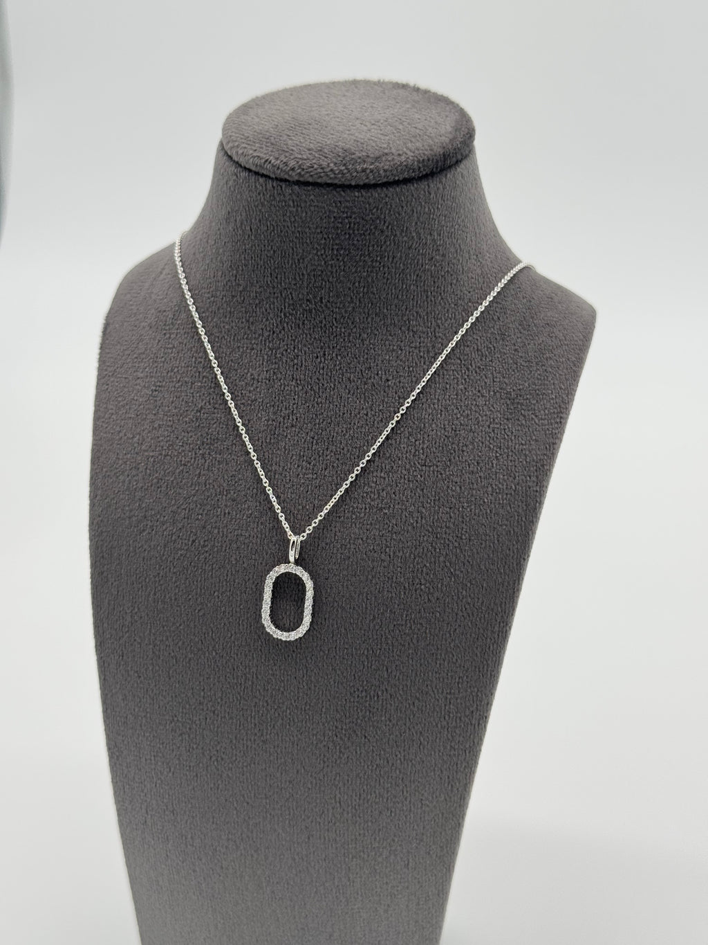 Collier Silber 925 - Eleganz 22 Steine