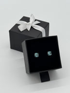 Ohrstecker 925 Silber - Aqua Mare