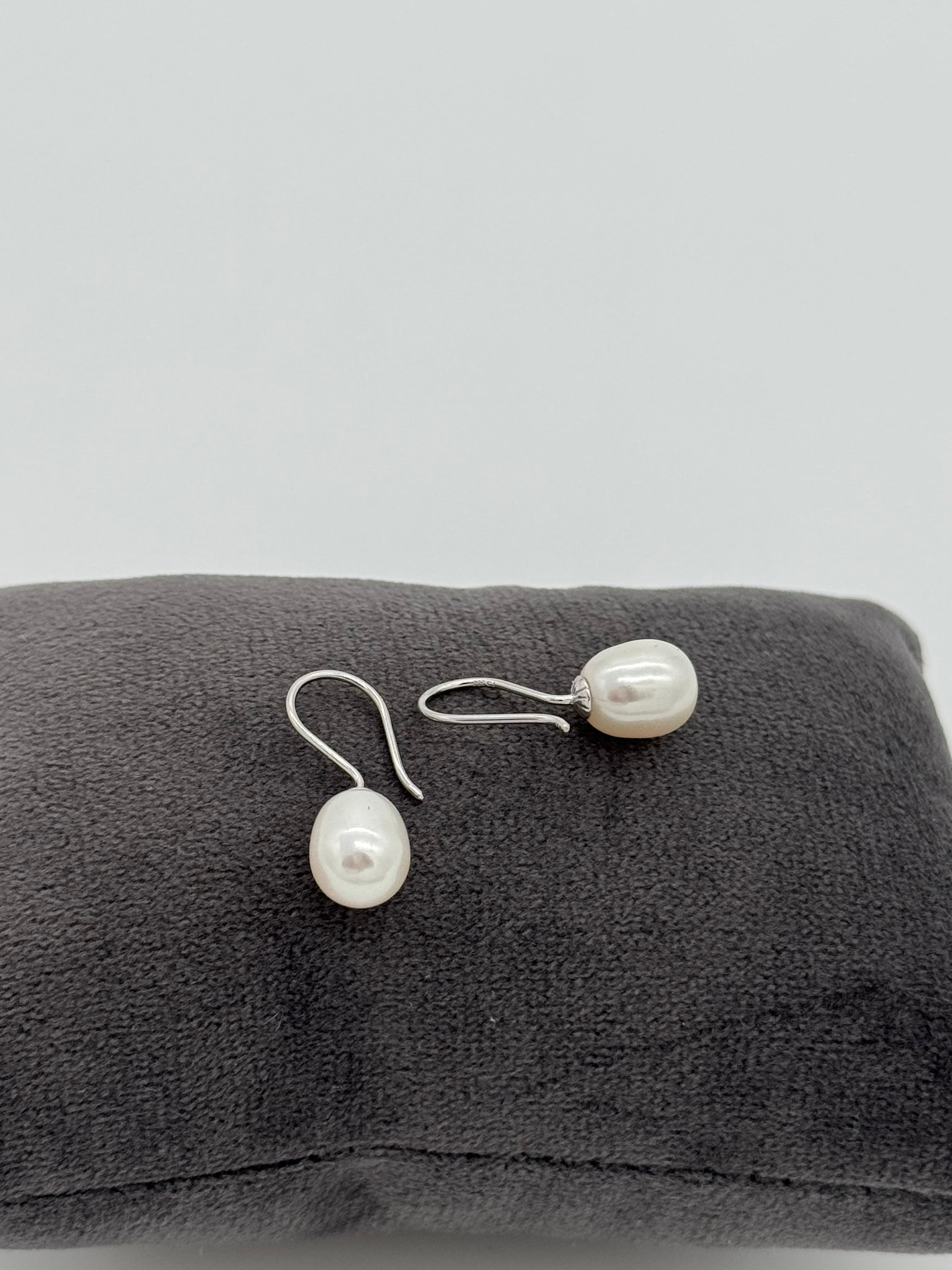 Ohrhänger mit Perle | Echt Silber