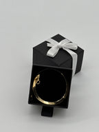 Goldenes Doppelpanzerarmband flach | Silber vergoldet