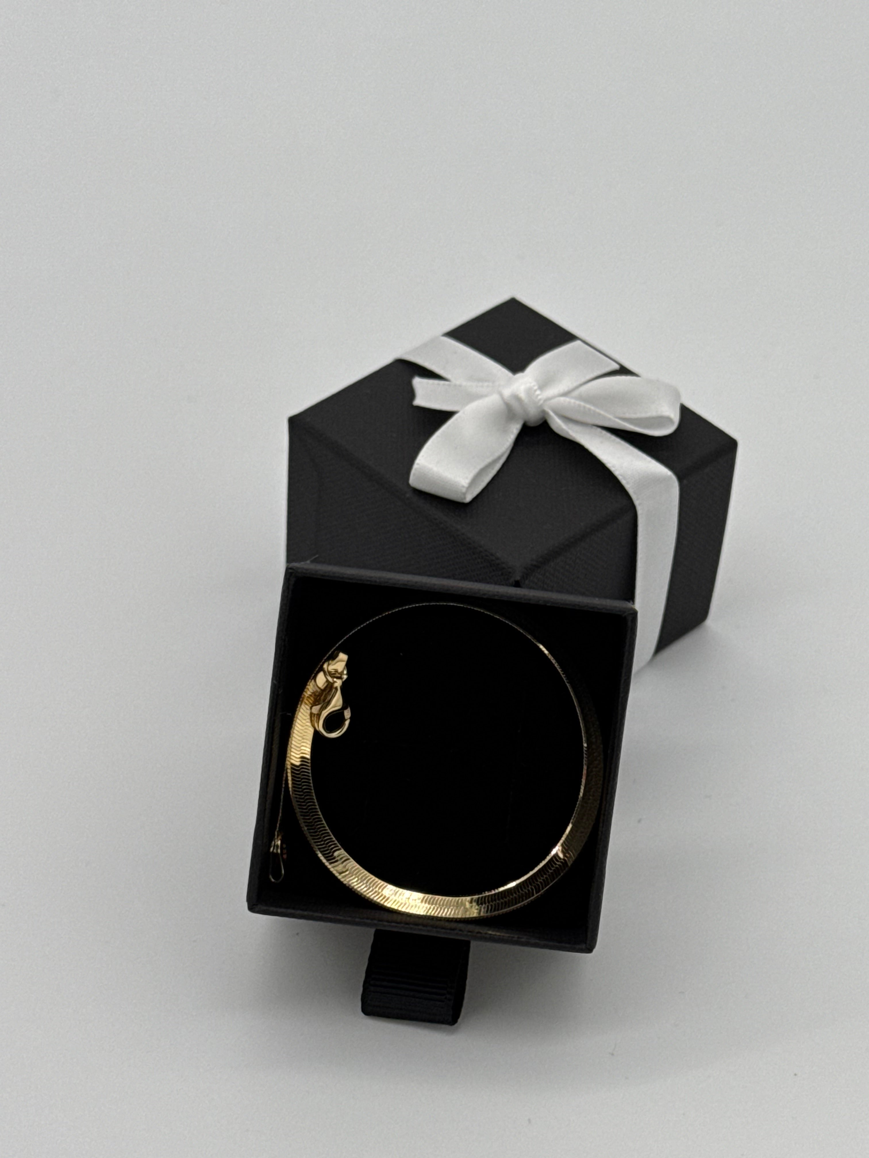 Goldenes Doppelpanzerarmband flach | Silber vergoldet