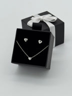Silberne Herzen | Silber 925 Set