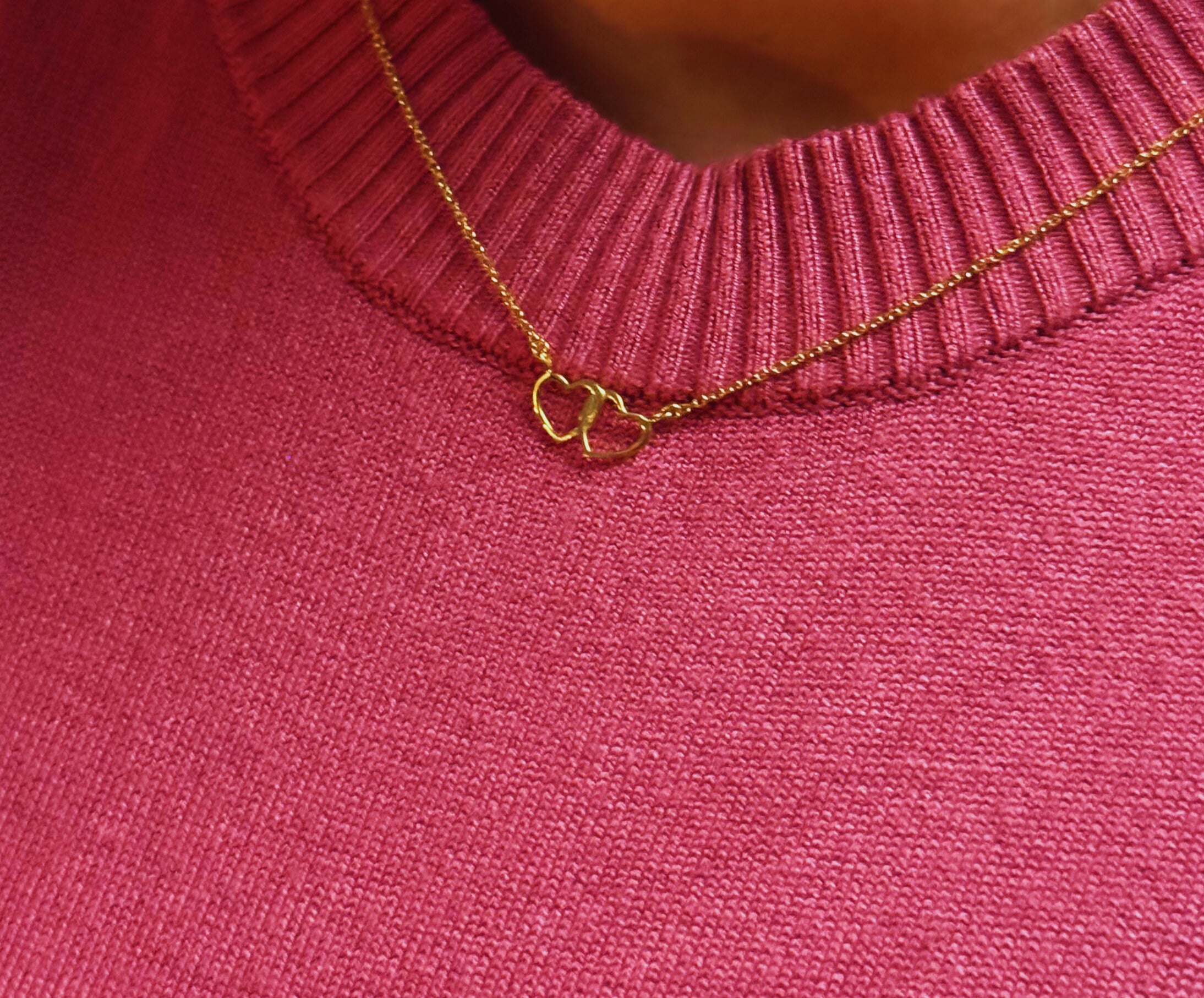 Set Collier und Ohrstecker | Herzen