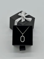 Collier Silber 925 - Eleganz 22 Steine