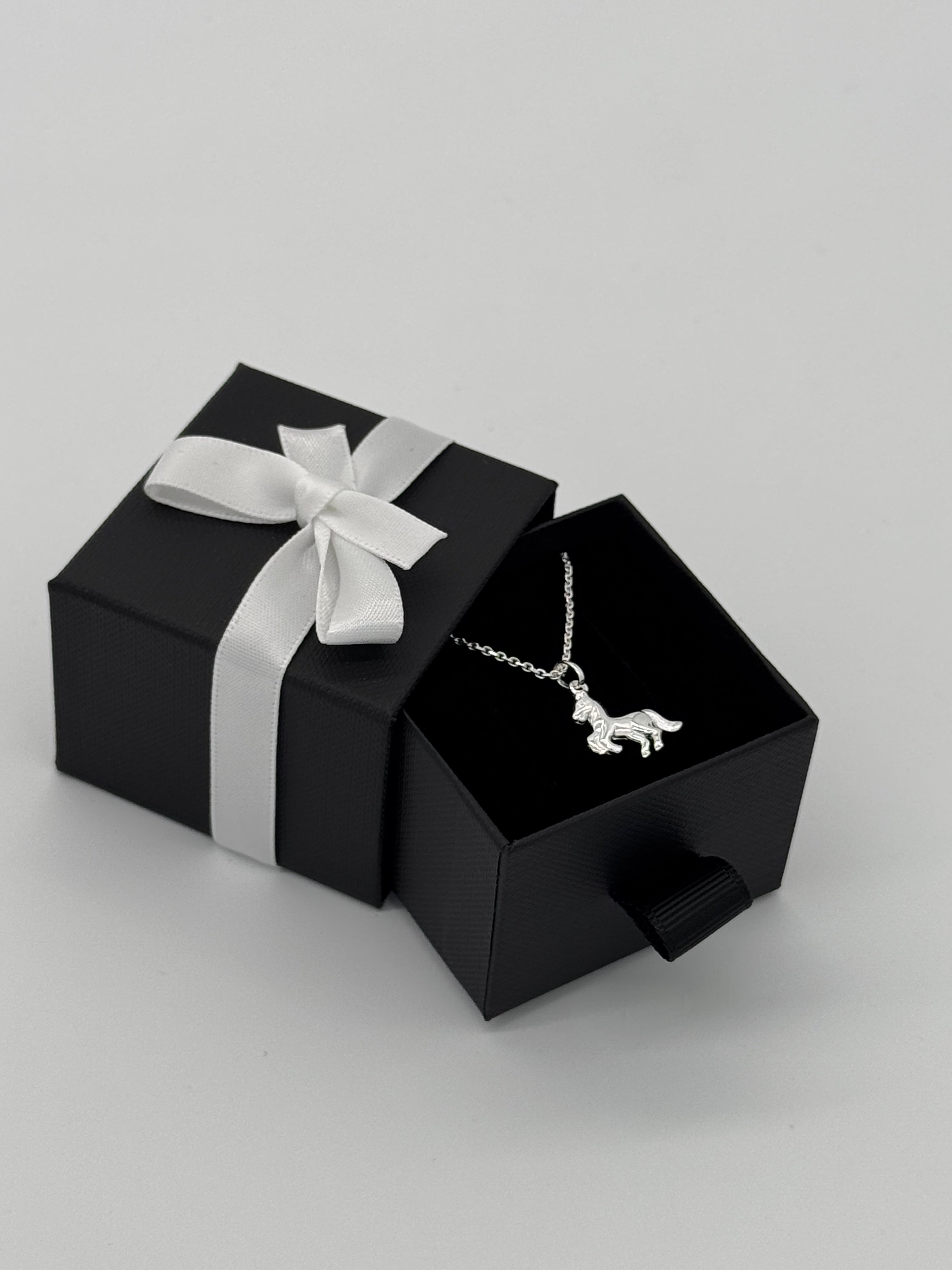 Pferd -> Silberkette | Silber 925
