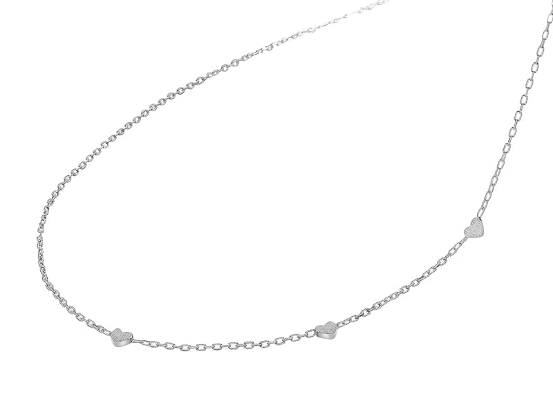 Collier mit 3 Herzen |Silber 925