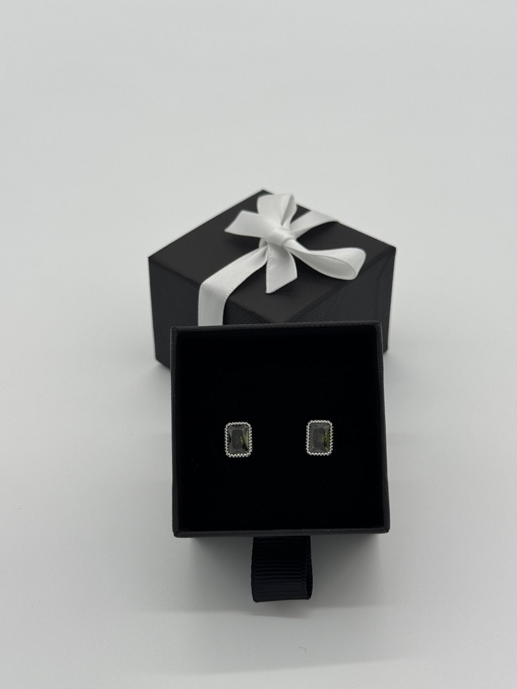 Ohrringe Silber 925 - Oliver Baguette Stein