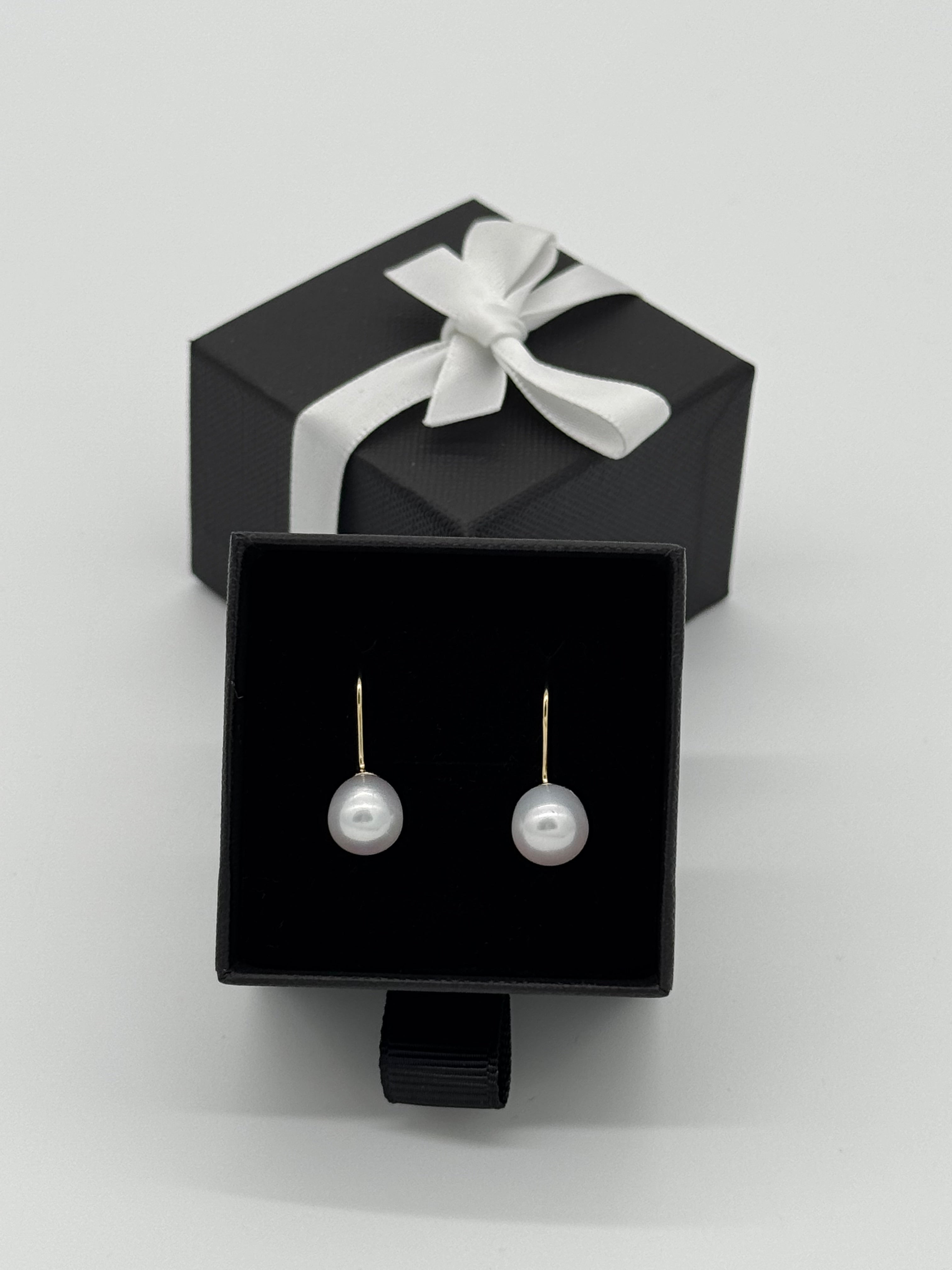 Ohrhänger mit Perle | Silber vergoldet