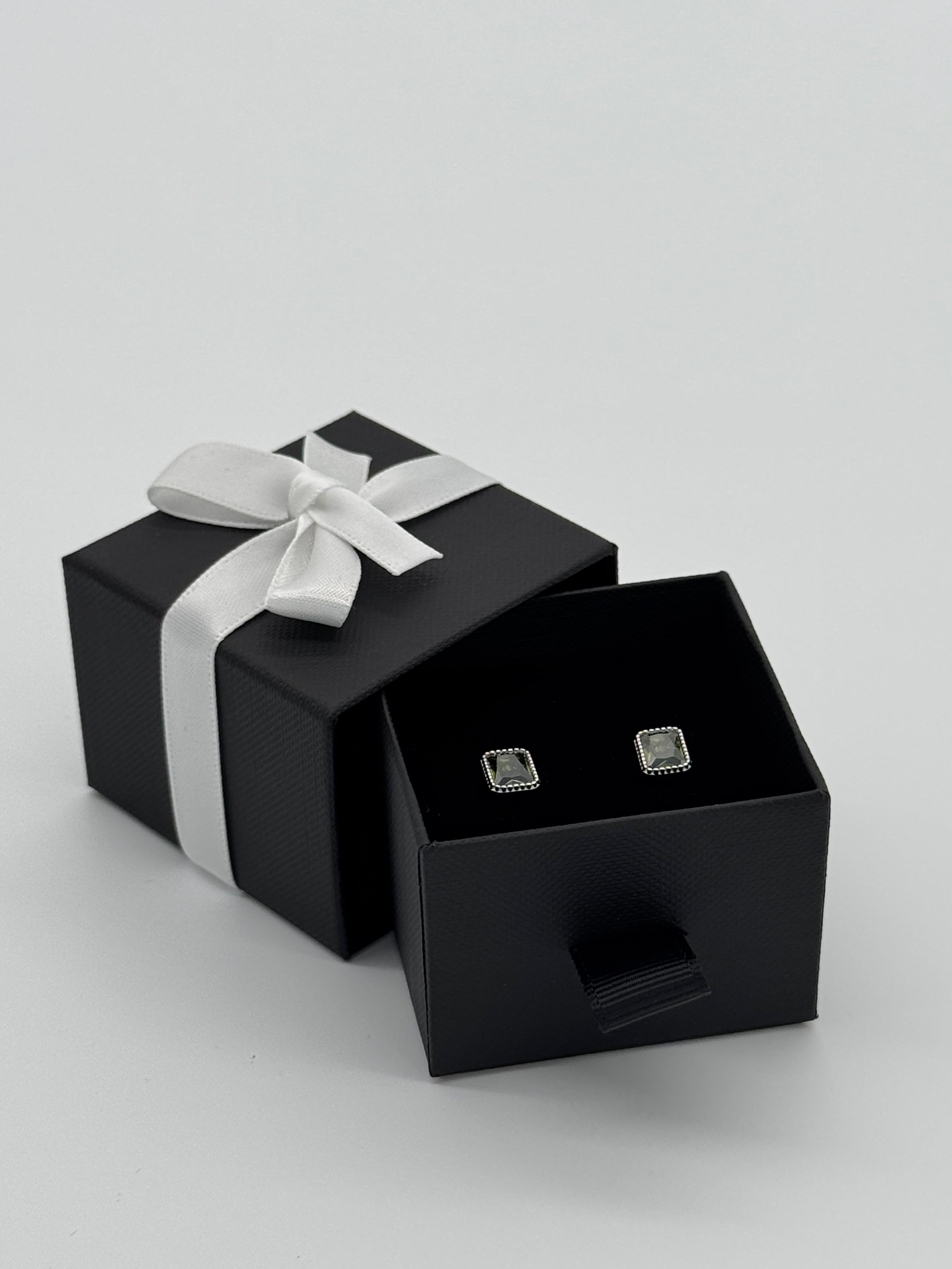 Ohrringe Silber 925 - Oliver Baguette Stein