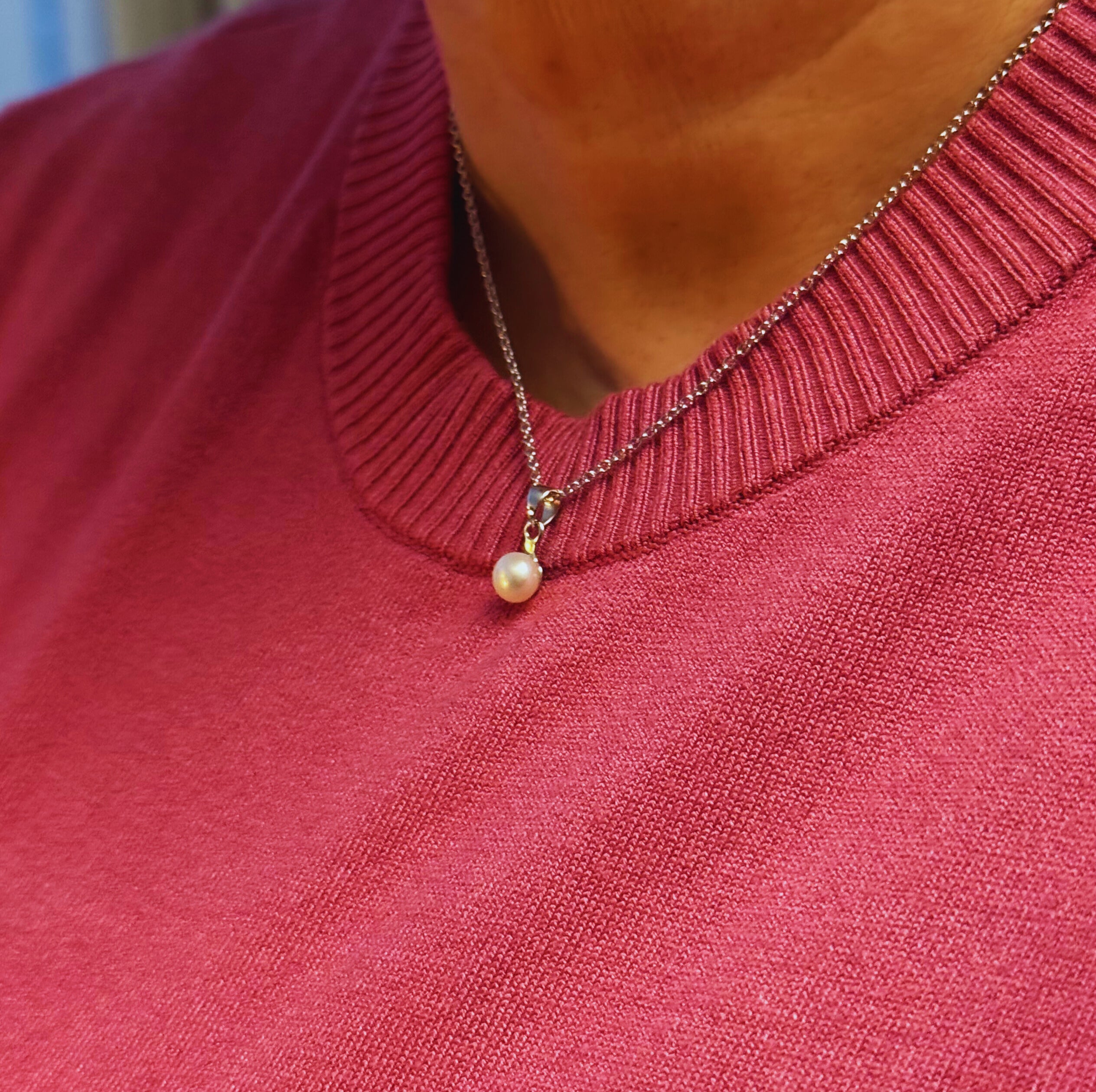 Zeitloses Perlencollier in 925 Silber