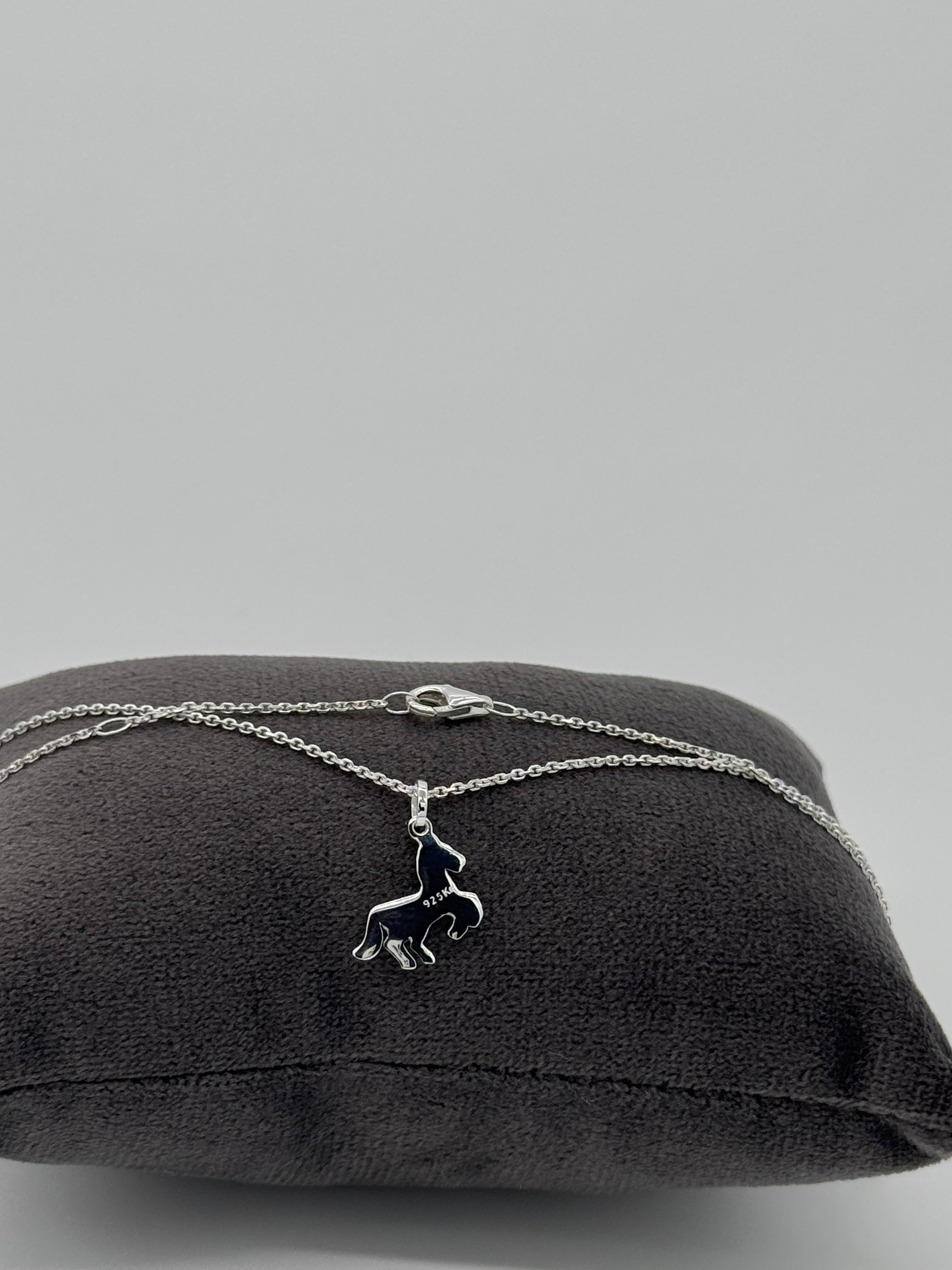 Pferd -> Silberkette | Silber 925