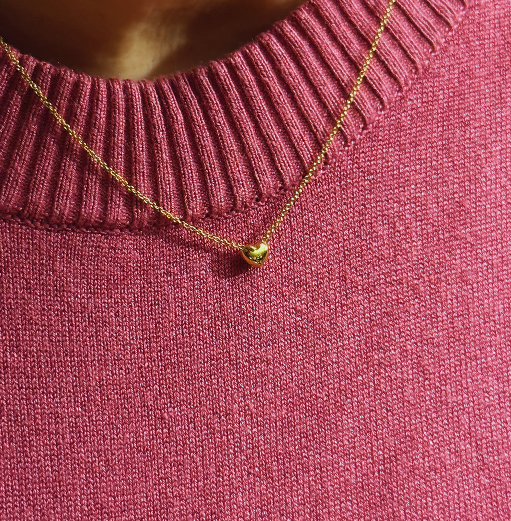 Runde Herzen | Collier und Ohrstecker