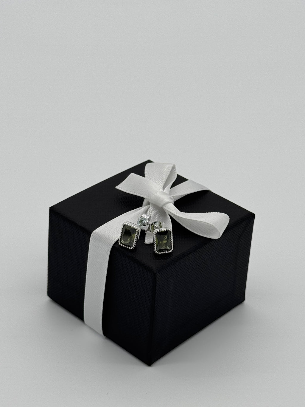 Ohrringe Silber 925 - Oliver Baguette Stein